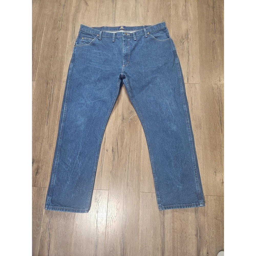 Wrangler 44x30 Cowboy Cut Premium Blue Jeans 47MWZ Regular Fit 100%‎ Cotton 1295